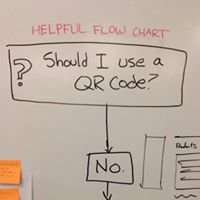 Should I use a QR code? chat bot