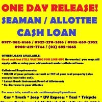 Allottee Loan - Seaman - One Day Release 2.75% interest chat bot