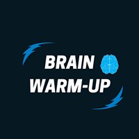 Brain warm-up chat bot