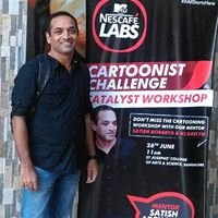 Cartoonist Satish Acharya chat bot